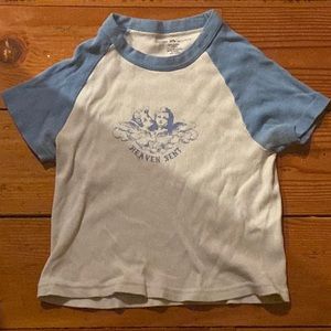 Brandy Melville Heaven Sent Baby Tee